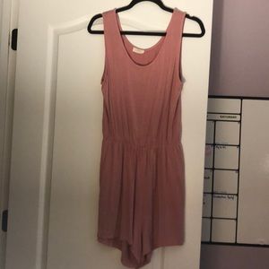 rose pink romper